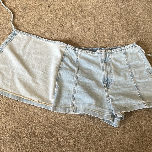 ASOS Stradivarius Denim Skort - Picture 7 of 7